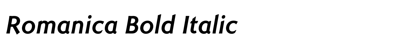 Romanica Bold Italic